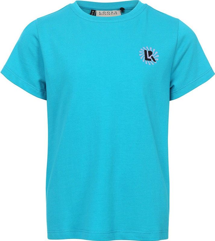 LOOXS 10sixteen - T-shirt - Blauw - Meisjes - Maat 176 - 52% Katoen 48% Modal Jersey