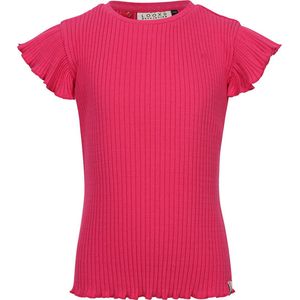 LOOXS - Oh Happy Day! T-Shirt - Roze - 96% Cotton 4% Spandex