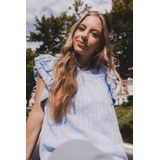 LOOXS 10sixteen Blouse - Blauw - 100% Cotton