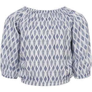 LOOXS 10sixteen Blouse Meisjes - Blauw - 55% Katoen 45% Viscose
