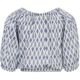LOOXS 10sixteen Blouse Meisjes - Blauw - 55% Katoen 45% Viscose