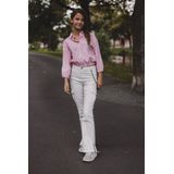 LOOXS - 10sixteen - Flared Cargo Broek - Wit - Denim