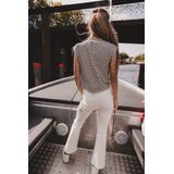 LOOXS - 10sixteen - Flared Cargo Broek - Wit - Denim