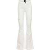 LOOXS - 10sixteen - Flared Cargo Broek - Wit - Denim