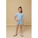 LOOXS - Little Broek - Korte Broek - Blauw - 80% Viscose 20% Linen