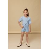 LOOXS - Little Broek - Korte Broek - Blauw - 80% Viscose 20% Linen