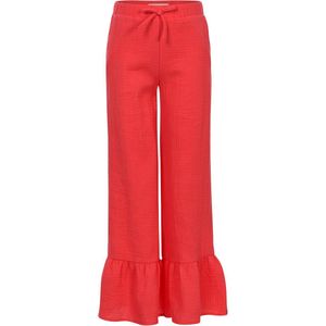 LOOXS Little Broek - Rood - 100% Katoen - Geschikt voor Lente/Zomer
