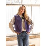 LOOXS 10sixteen - Gilet - Paars - 100% Polyester