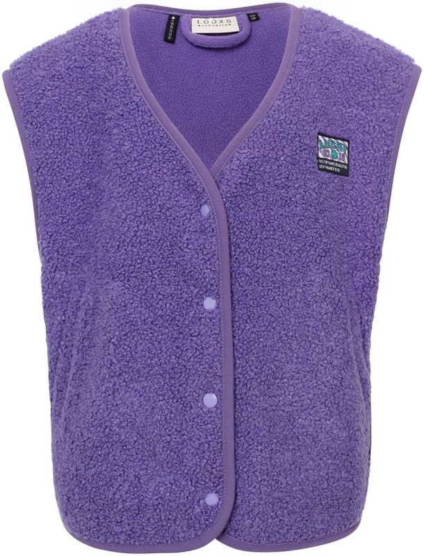 LOOXS 10sixteen - Gilet - Paars - 100% Polyester