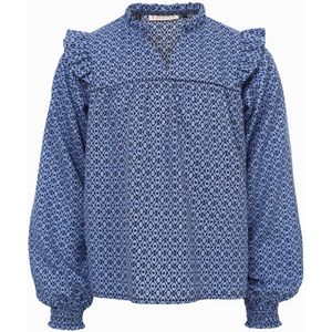 LOOXS 10sixteen - Blouse - Blauw - 100% Polyester