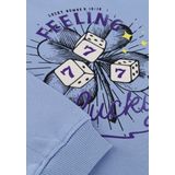 Looxs - 2531-5307 - Hoodie - Lichtblauw - Meisjes
