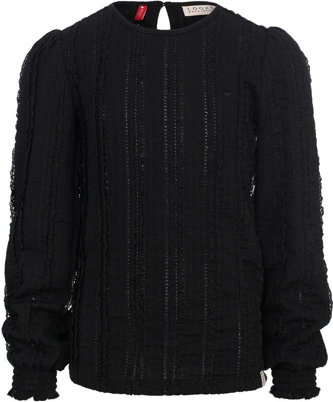 LOOXS Little - 2531-7114-094 - Blouse - Antraciet