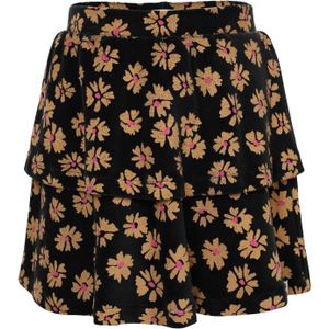 LOOXS Little - 2531-7709-980 - Meisjes Rok - Zwart - Strokenrok