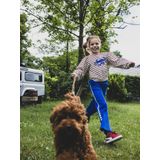 LOOXS Little - 2532-7639-186 - Broek - Blauw - 85% Katoen 15% Polyester