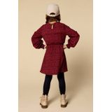 LOOXS Little - Jurk - Rood - Maat 98 - 98% Polyester 2% Spandex