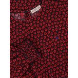 LOOXS Little - Jurk - Rood - Maat 98 - 98% Polyester 2% Spandex