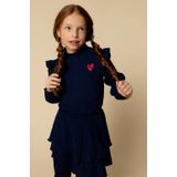 LOOXS Little - Jurk - Blauw - Maat 110