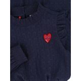 LOOXS Little - Jurk - Blauw - Maat 110