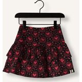 LOOXS Little 2533-7778-969 Meisjes Rok - Maat 92 - Zwart van 95% Cotton 5% Elasthane