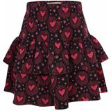 LOOXS Little 2533-7778-969 Meisjes Rok - Maat 92 - Zwart van 95% Cotton 5% Elasthane