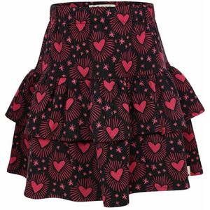 LOOXS Little 2533-7778-969 Meisjes Rok - Maat 92 - Zwart van 95% Cotton 5% Elasthane
