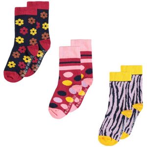 Me & My Monkey - Huissokken - Set van Drie Paar - Diverse Hippe Prints