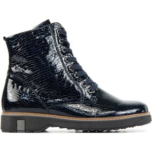 Waldlaufer - 683801 - Enkellaarsjes - Blauw - Lakprint