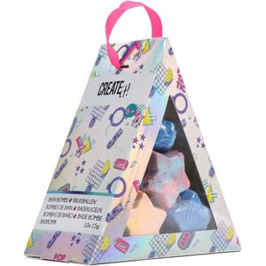 Create It! Poptastic Bruisballen - Triangle 10-pack - Stervormig - Kleurvariatie