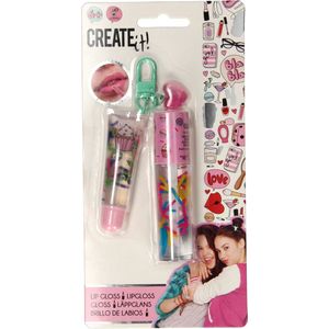 Create it! - Lipgloss 2-pack - Transparant - Setje voor Kinderen