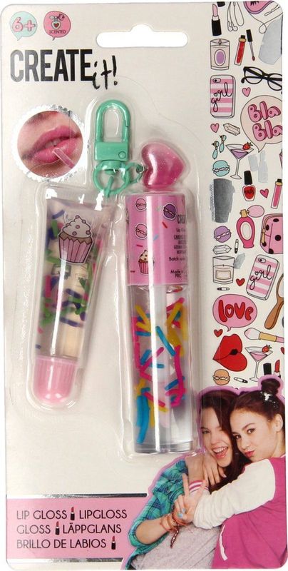 Create it! - Lipgloss 2-pack - Transparant - Setje voor Kinderen