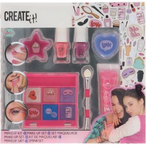 Create It! Make up set Roze lila Nagellak 0