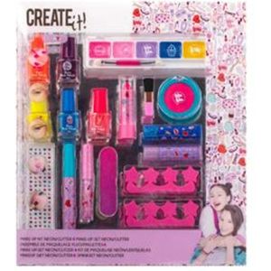 Create it! Beauty Make-Up Box Neon/Glitters