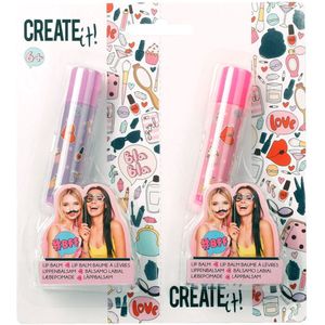 Create it! Beauty BFF's - Lippenbalsems - Paars - Roze