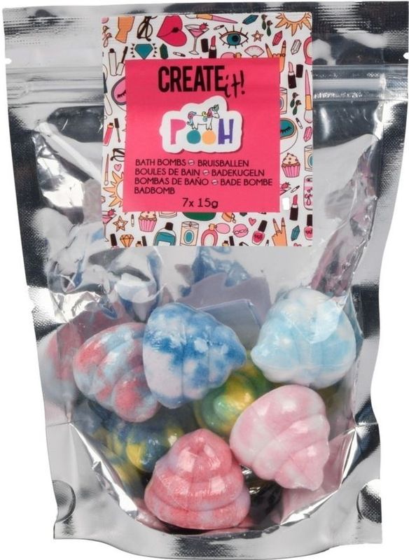 Create it! Badbruisbal Unicorn Pooh - 7-Pack