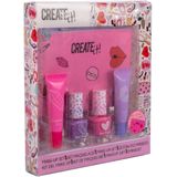 Create it! Make-Up Set - Etui - Kleur - Inclusief Lakjes en Lipglosses