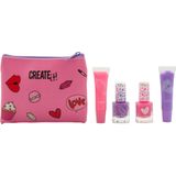 Create it! Make-Up Set - Etui - Kleur - Inclusief Lakjes en Lipglosses