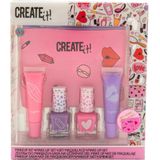 Create it! Make-Up Set - Etui - Kleur - Inclusief Lakjes en Lipglosses