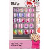 Create it! Kunstnagels Zelfklevend - Diverse Patronen - 24 Stuks