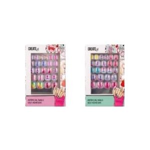Create it! Kunstnagels Zelfklevend - Diverse Patronen - 24 Stuks