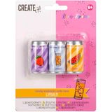 Create it! Lippenbalsem - 3st. - Kauwgom, Vanille, Watermeloen