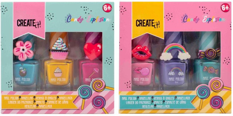 Create it! - Candy Explosion - Nagellak 3-Pack - Snoepkleuren