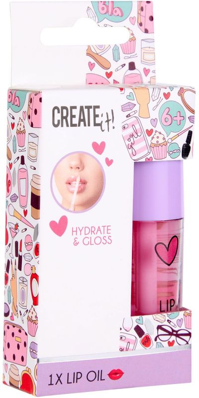 Create It! Lippenolie - Roze - Holografische Print