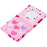 Create It! Hart Oogschaduw Boekje - Fluffy Roze - 8 Kleuren - Inclusief Spiegeltje