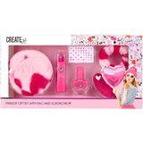 Create it! - Make-up Set - Fluffy - Hartvormige Make-up Set met Tasje en Accessoires