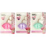 Create It! Hart Lippenbalsem Sleutelhanger - Set van Drie - Roze - Turquoise - Paars