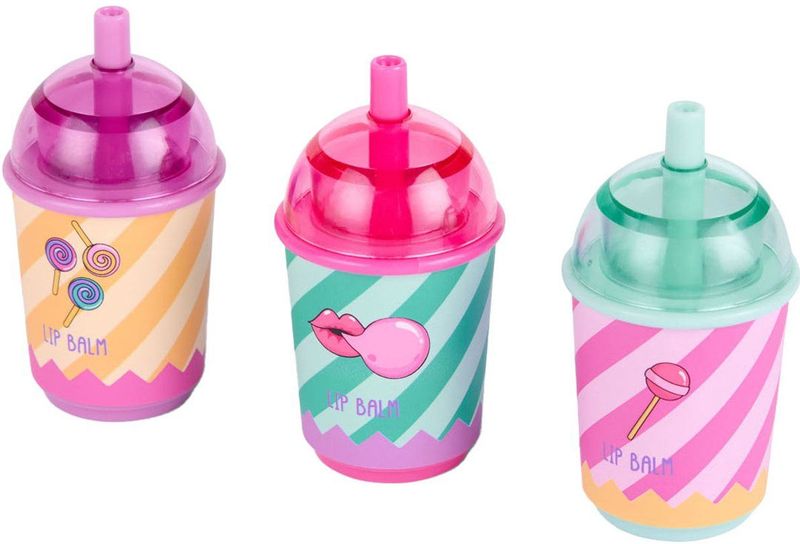 Create It! Candy - Lippenbalsem - 3 Stuks - Bubblegum en Watermeloen