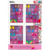 Create It! - Kunstnagels Zelfklevend - 96 Stuks - Leuke Patronen