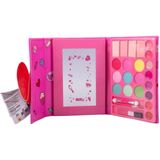 Create it! - Beauty Make-Up Boek - 17 x 12 cm - Magneetsluiting - Inclusief Spiegel en Kwastjes