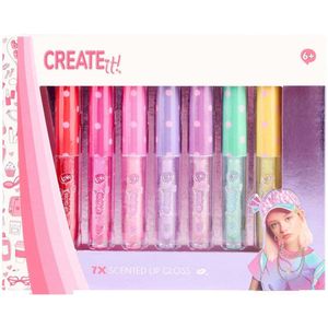 Create It - Lipgloss Geur & Glitter - 7st.