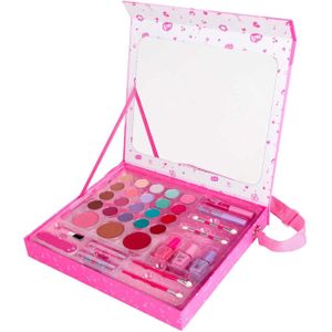 Create it! - Beautycase - Compleet - 20 Kleuren Oogschaduw - 3 Kleuren Rouge - 4 Lippenstiften - 3 Nagellakken